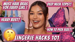 Lingerie Secrets amp Bra Must Haves FOR EVERY GIRL  Detailed Bra Guide from amanté  Sarah Sarosh [upl. by Ailuj]