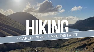 hiking scafell pike  Lake District [upl. by Ahsenwahs]