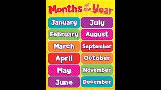 Months of the year [upl. by Edlun]