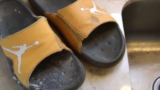 How to Clean Sandals  Easy Fast and Cheap [upl. by Aniad]