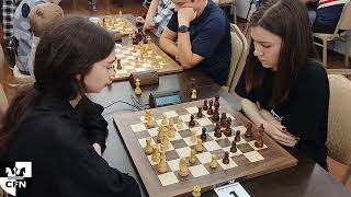 A Moskvina 1626 vs WFM Fatality 1985 Chess Fight Night CFN Blitz [upl. by Layod]