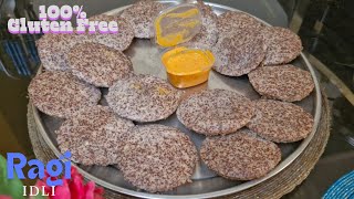 Authentic Ragi Idli Recipe  Millet Idli  Best Healthy Weight Loss Breakfast Recipe [upl. by Toby]