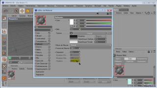 Tutorial cinema 4D  crear una textura de vidrio [upl. by Glennon]