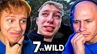 ZUSAMMENBRUCH BEI 7VSWILD FOLGE 3 I HUGO amp UWE REACTION [upl. by Amii734]