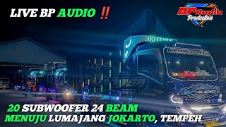 LIVE STREAMING BP AUDIO MENUJU JOKARTO TEMPEH LUMAJANG ‼️ [upl. by Eckmann]