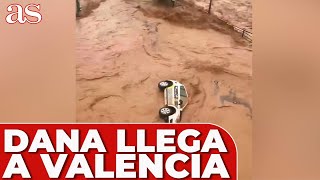 IMPACTANTE VÍDEO Y SONIDO DE la DANA EN VALENCIA hoy  UTIEL 2024 [upl. by Anrev891]