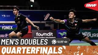 Korea Open 2024  FikriMarthin INA 7 vs HeRen CHN 2  QF [upl. by Aicirtal103]