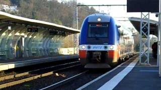 X 72500 Aquitaine amp B 81500 PoitouCharentes en gare de Cenon [upl. by Avie751]