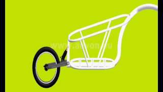 Aevon Bicycle Trailers Demo 3D [upl. by Eitsym]