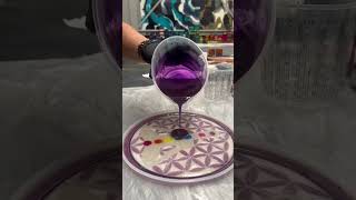 Make a Chakra resin pour with us shorts [upl. by Delogu414]