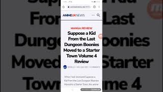 Suppose a Kid From the Last Dungeon Boonies Moved to a Starter Town Volume 4 Review [upl. by Ttezzil]