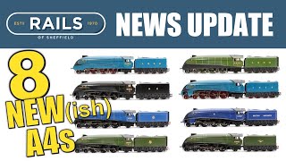 MODEL RAILWAY NEWS  New Rails Of Sheffield Exclusives LNER A4 Steam Locomotives Dapol [upl. by Ingham]