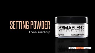 Dermablend  Setting Powder [upl. by Dorian]