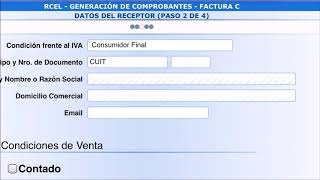 FACTURACION ELECTRONICA AFIP [upl. by Huntingdon491]