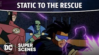 Static Shock  Static to the Rescue  Super Scenes  DC [upl. by Adley]