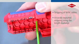 KNIPEX ErgoStrip® Universal Stripping Tool  Right Handed [upl. by Wells]