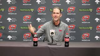 WKU FB Head Coach Tyson Helton  Weekly Media Availability  111824 [upl. by Carlye]