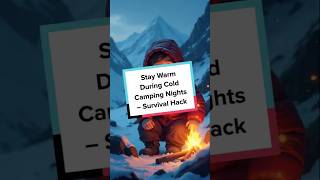 Stay Warm During Cold Camping Nights – Survival Hack [upl. by Salokin]