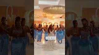 Bridal Entrance Dance she nailed it egwu wedding asoebi ghanaianwedding weddingdance dance [upl. by Burbank42]