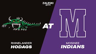 Rhinelander at Mosinee  2024 WIAA Boys Basketball [upl. by Amsed]