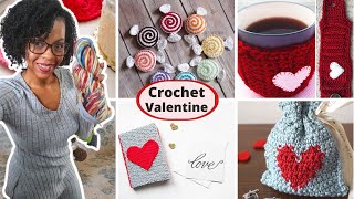 10 Free and Easy Valentine’s Day Crochet Patterns Gift Project Ideas [upl. by Remled]