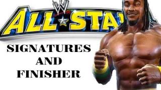 Kofi Kingston  All Signatures and Finisher  WWE All Stars [upl. by Curley]