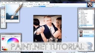 PaintNET tutorial number 90  Vintage photo effect [upl. by Romilly]