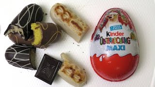 Marzipan Bread  Fair Trade Dark Chocolate  Kinder Maxi Suprise Eggs [upl. by Netsirhc519]