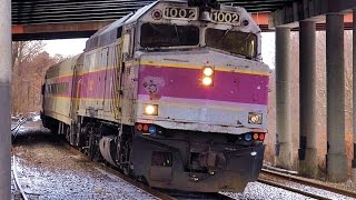 Boston MBTA Commuter Trains [upl. by Colon]