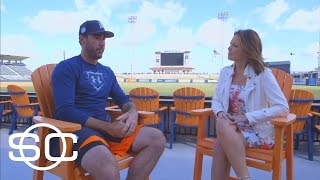 Justin Verlander Interview With Hannah Storm  SportsCenter  ESPN [upl. by Nodnar]