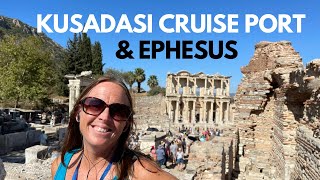 Kusadasi Cruise Port  Ephesus amp Terrace Houses Excursion Review [upl. by Notlek]