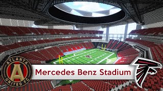 Minecraft  MEGABUILD  MercedesBenz Stadium Atlanta FalconsUnited  DOWNLOAD Official [upl. by Pufahl]