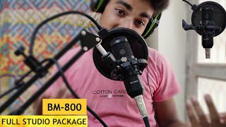 BM 800 Condenser Microphone Setup  Full Review  Unboxing Setup Audio Tests  HACKER Rh [upl. by Naivaf]