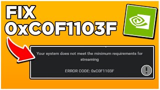 Fix GeForce Experience Error Code 0x0003 StepbyStep Troubleshooting Guide [upl. by Columba]