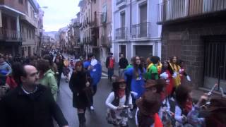 DESFILE DE CARNAVAL EN FITERO NAVARRA 2 03 2014 [upl. by Anaicilef]