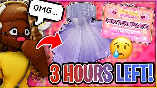 NEW CODE ITEM GONE FOREVER IN 3HOURS  Roblox Dress To Impress Christmas Update [upl. by Mariejeanne]