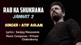 Rab Ka Shukrana  Atif Aslam New Song 2024  Ai Vocals  Atif Aslam Songs  UM Covers Studio [upl. by Jule]