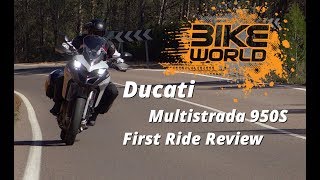 2019 Ducati Multistrada 950S First Ride Review [upl. by Tegdig]