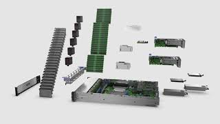 HPE DL385 Gen10 Plus Hardware Tour Animation [upl. by Kennet]