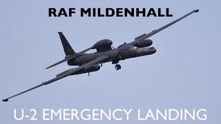 U2 Emergency Landing  RAF Mildenhall [upl. by Nafets]