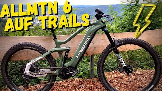 HAIBIKE ALLMTN 6  Mit dem eBike auf den Trails  toffer [upl. by Enajyram]