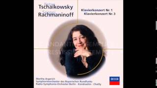 Tchaikovsky Piano concerto No 1  FULL  Martha Argerich [upl. by Jilli]