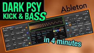 Basic DarkPsy Kick and Bass Tutorial for Beginners [upl. by Nwahsud]