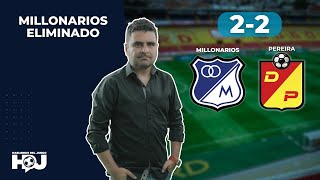 Pereira 22 Millonarios  Liga Dimayor 2024I  Resumen Goles y Táctica por Juan Felipe Cadavid [upl. by Ranip]