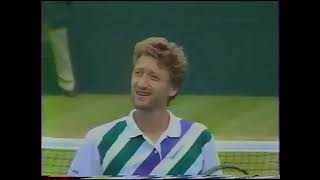 Wimbledon 1988 QF  Mats Wilander v Miloslav Mecir [upl. by Caras971]