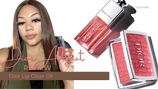 Dior Lip Glow Oil  Product Review [upl. by Orran]