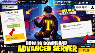 how to download advance server free fire  ob45 advance server download link  ff advance server [upl. by Retrop492]