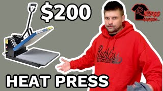 Budget Heat Press To Start A TShirt Business  FANCIERSTUDIO  Heat Press For Beginners [upl. by Buonomo]