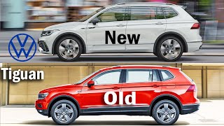 New Volkswagen Tiguan Allspace vs old Tiguan Allspace New vs Old [upl. by Aeslek]