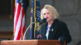 Biskupski mentions pioneers in oath of office [upl. by Gelasias]